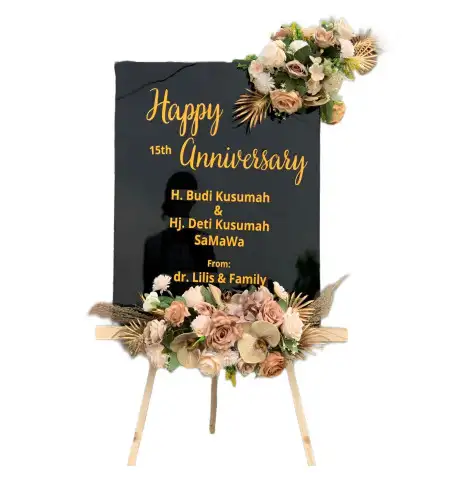 Papan Bunga Akrilik Heuleut